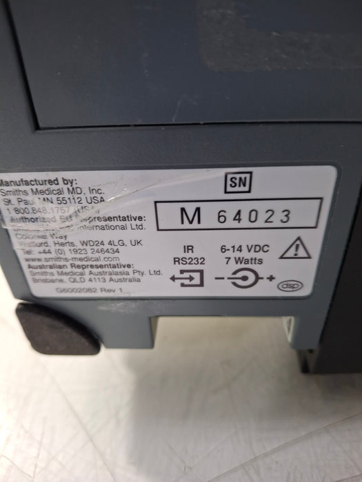 Smiths Medical Medfusion 3500 Version 5 Syringe Infusion Pump