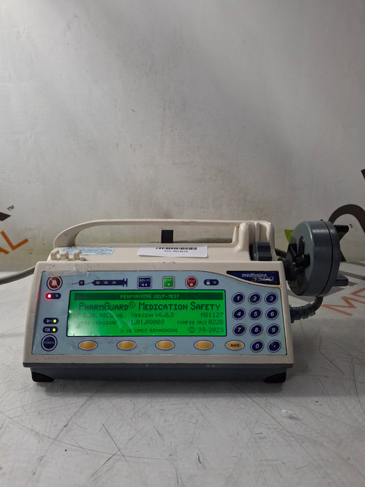 Smiths Medical Medfusion 3500 Version 6 Syringe Infusion Pump