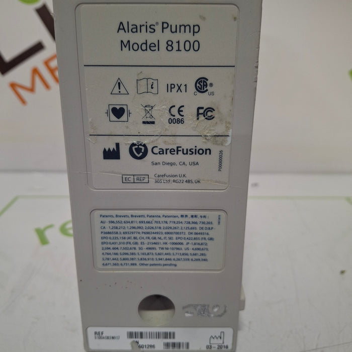 CareFusion Alaris 8100 LVP Infusion Pump Module