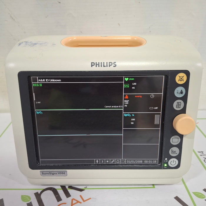 Philips SureSigns VM4 Vital Signs Monitor