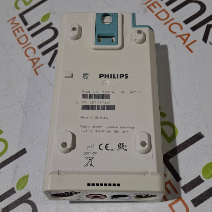 Philips M3001A-A02C06 OxiMax SpO2, NIBP, ECG, Temp, IBP MMS Module