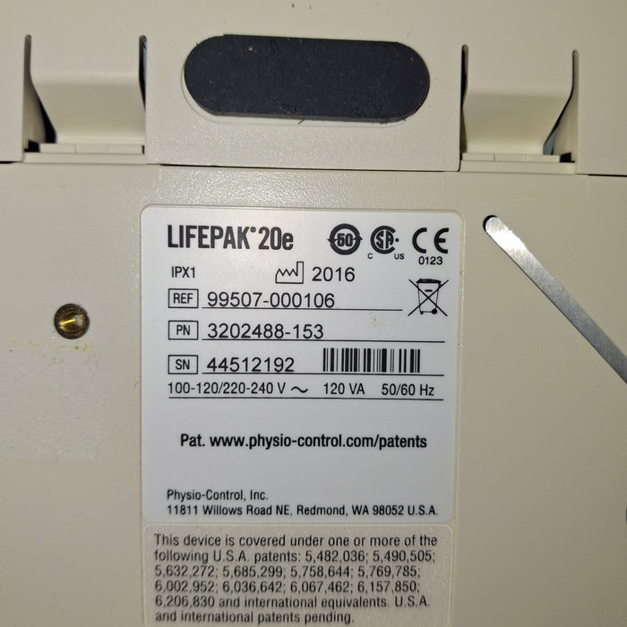 Physio-Control LifePak 20e Defibrillator