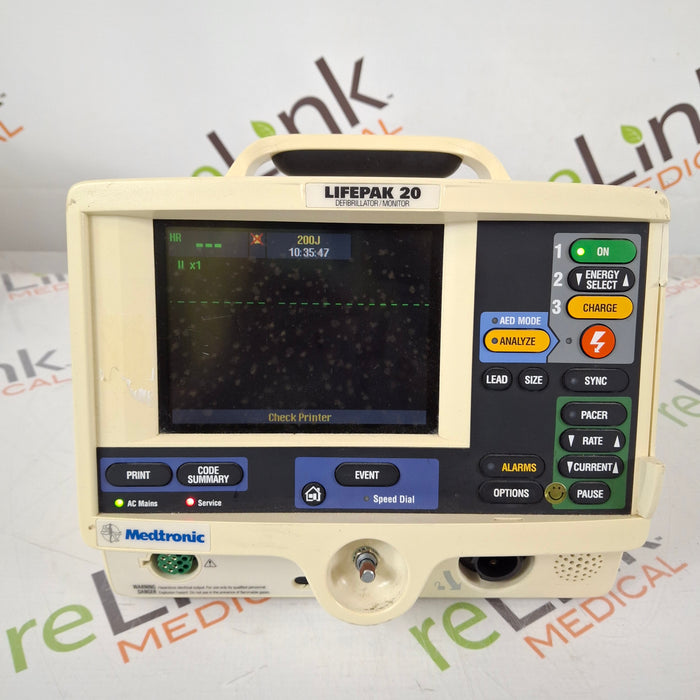 Physio-Control LifePak 20 Defibrillator