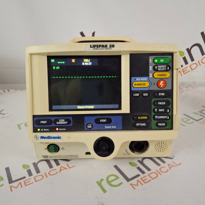 Physio-Control LifePak 20 Defibrillator