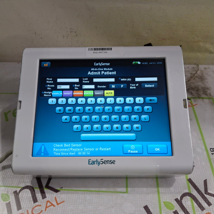 EarlySense Ltd. EarlySense 2.0 Control Unit