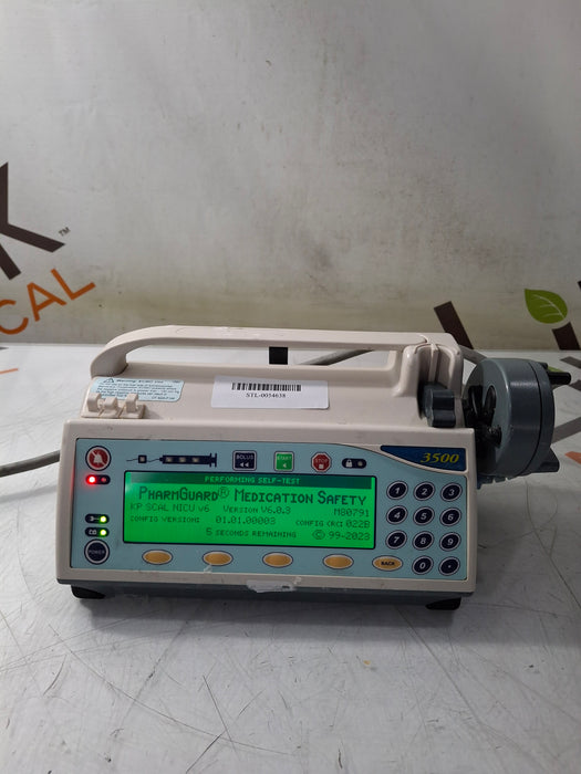 Smiths Medical Medfusion 3500 Version 6 Syringe Infusion Pump