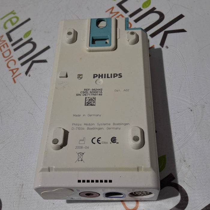 Philips M3001A-A02 OxiMax SpO2, NIBP, ECG MMS Module