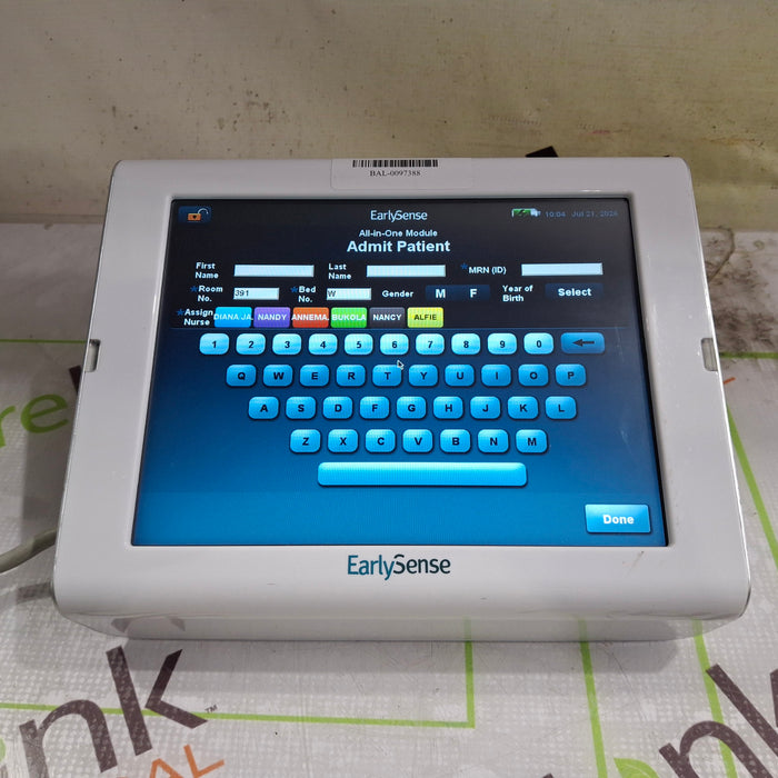 EarlySense Ltd. EarlySense 2.0 Control Unit