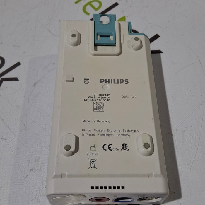 Philips M3001A-A02 OxiMax SpO2, NIBP, ECG MMS Module