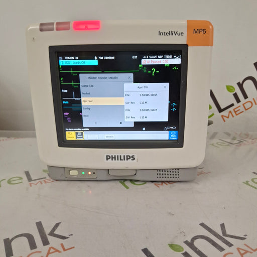 Philips Philips Intellivue MP5 - ECG, Fast SpO2, NIBP, Press, Temp Patient Monitor Patient Monitors reLink Online