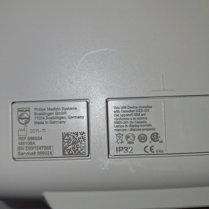 Philips IntelliVue MP5 Anesthesia Fast SpO2, ECG, NBP Patient Monitor