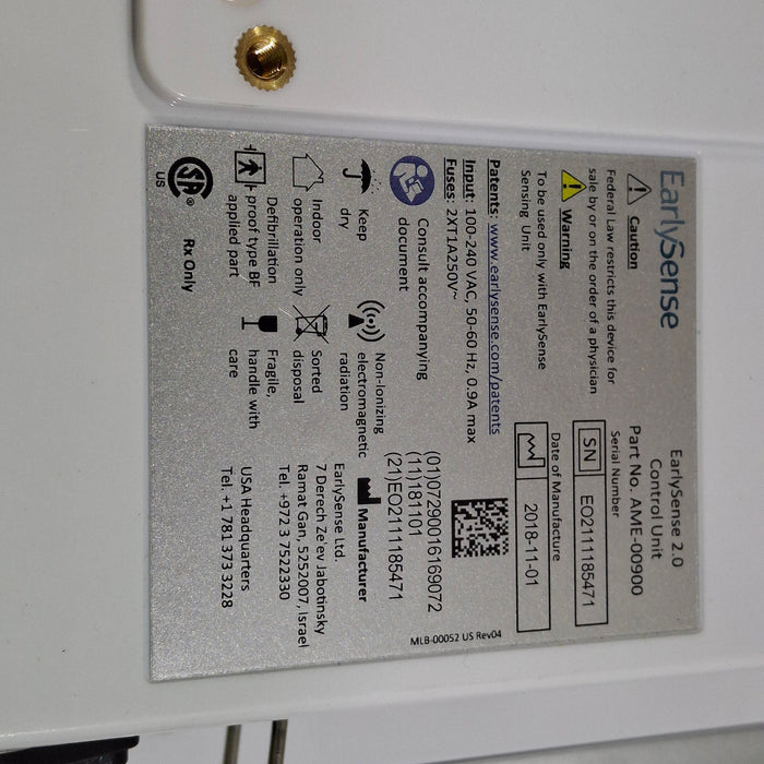 EarlySense Ltd. EarlySense 2.0 Control Unit