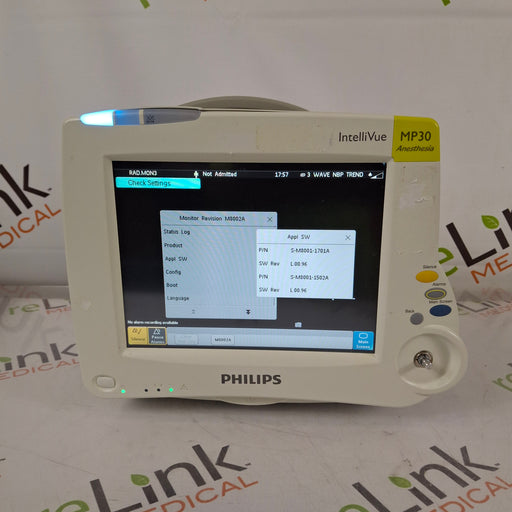 Philips Philips IntelliVue MP30 - Anesthesia Patient Monitor Patient Monitors reLink Online