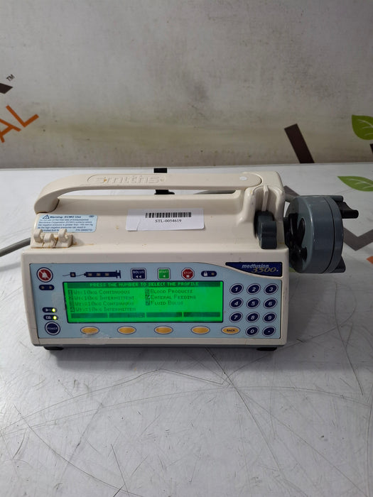 Smiths Medical Medfusion 3500 Version 6 Syringe Infusion Pump