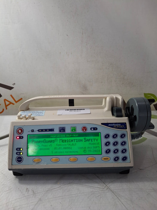 Smiths Medical Medfusion 3500 Version 6 Syringe Infusion Pump