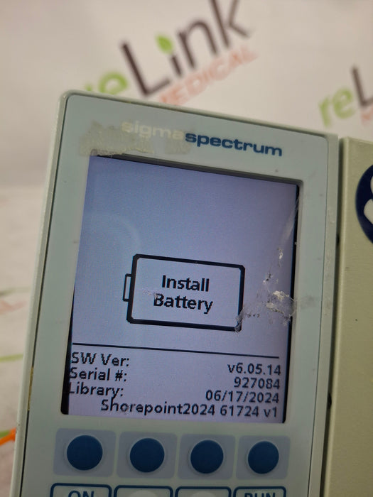 Baxter Sigma Spectrum 6.05.14 without Battery Infusion Pump