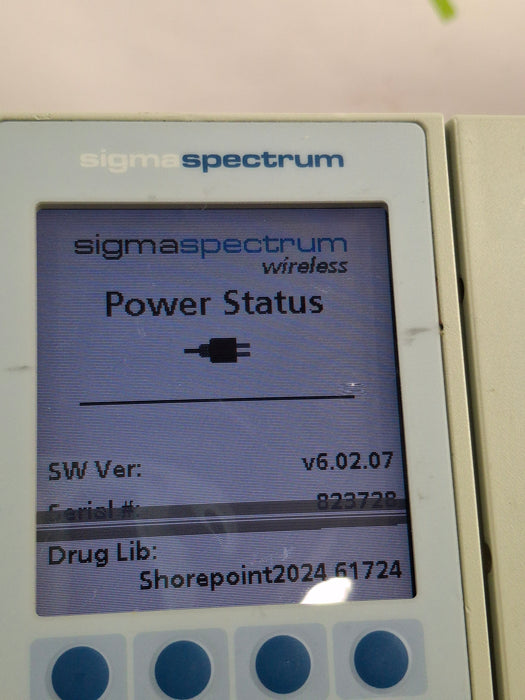 Baxter Sigma Spectrum 6.02.07 without Battery Infusion Pump