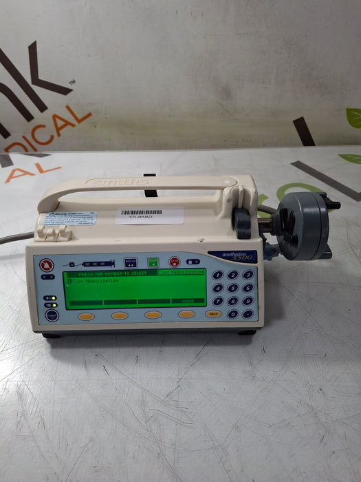 Smiths Medical Medfusion 3500 Version 6 Syringe Infusion Pump