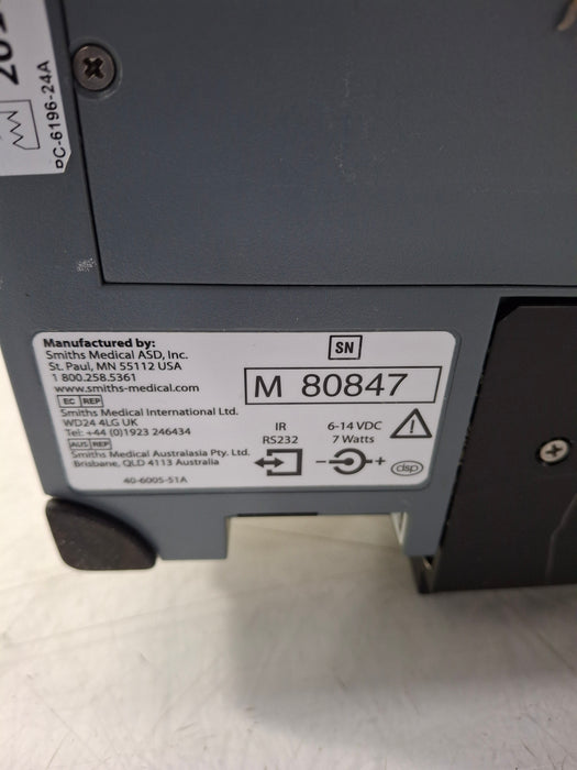 Smiths Medical Medfusion 3500 Version 6 Syringe Infusion Pump