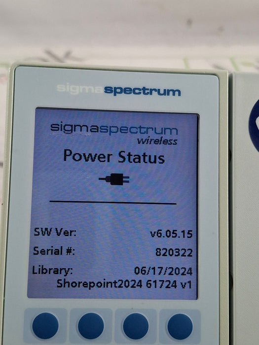 Baxter Sigma Spectrum 6.05.15 without Battery Infusion Pump
