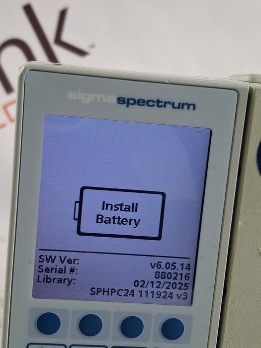 Baxter Sigma Spectrum 6.05.14 without Battery Infusion Pump