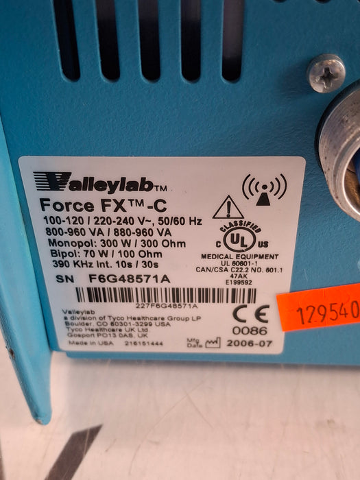 Covidien Valleylab Force FX-C Electrosurgical Generator