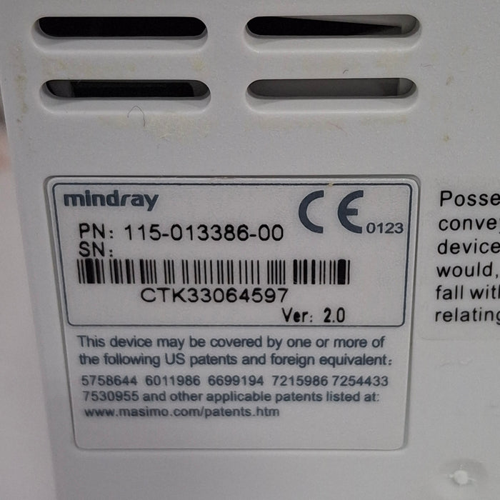 Mindray MPM w/Masimo Module for DPM6/7