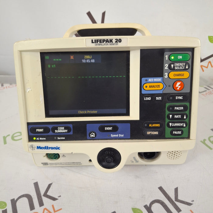Physio-Control LifePak 20 Defibrillator