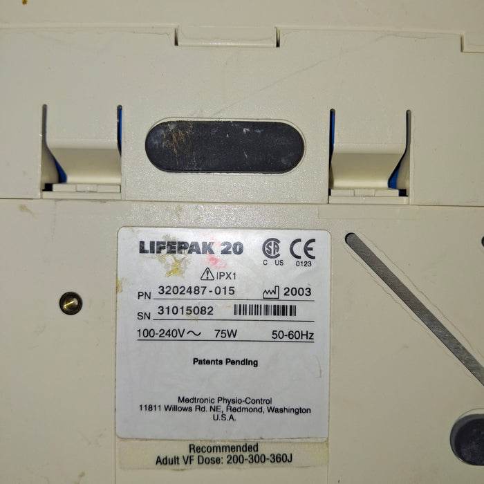 Physio-Control LifePak 20 Defibrillator