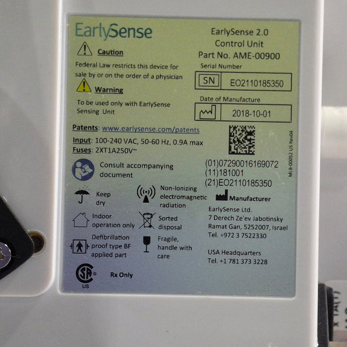 EarlySense Ltd. EarlySense 2.0 Control Unit
