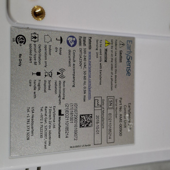 EarlySense Ltd. EarlySense 2.0 Control Unit