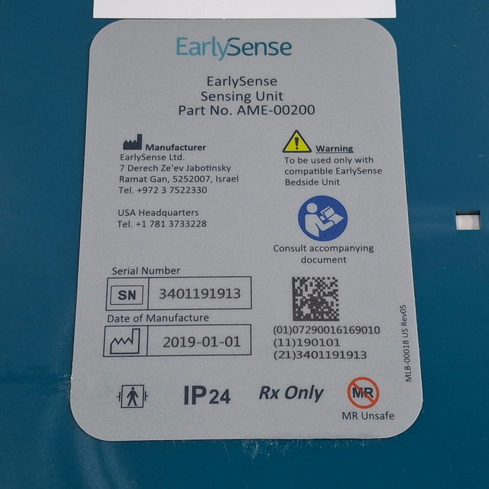 EarlySense Ltd. EarlySense Sensing Unit