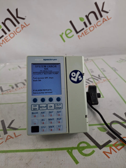 Baxter Sigma Spectrum 6.05.14 without Battery Infusion Pump