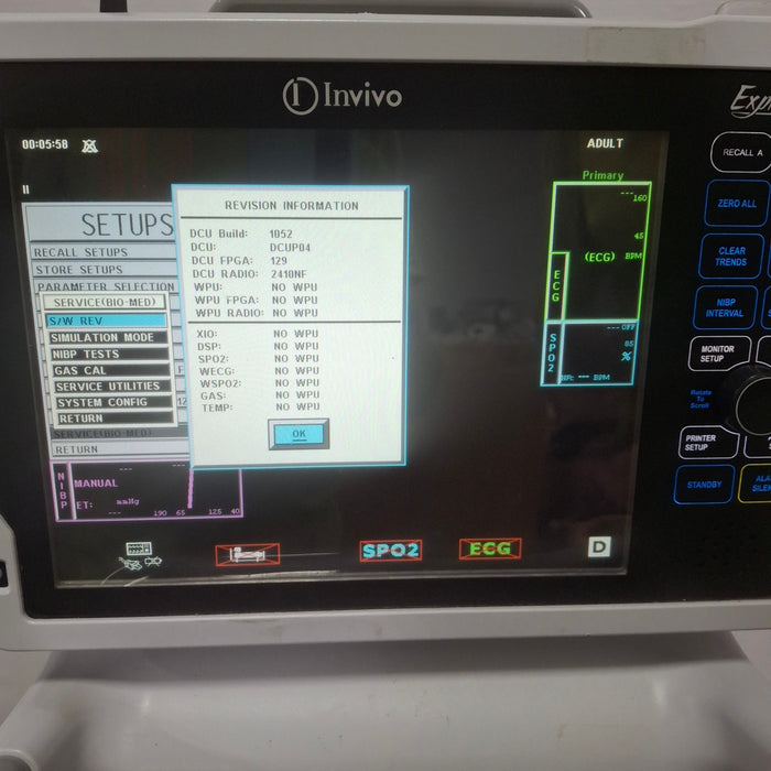 Invivo MDE Expression MRI Patient Monitoring System