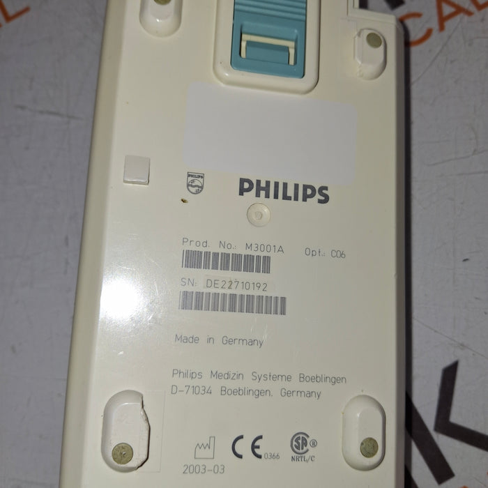 Philips M3001A-A01C06 Fast SpO2, NIBP, ECG, Temp, IBP MMS Module