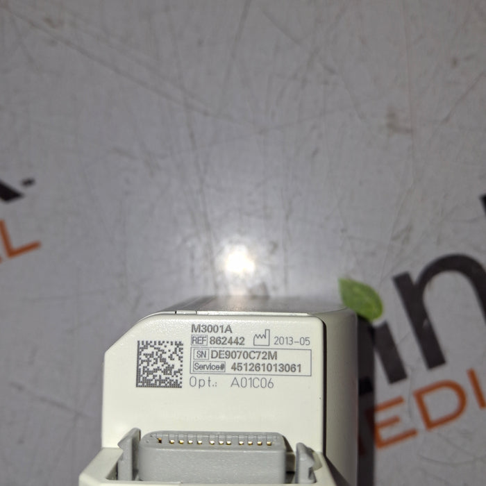 Philips M3001A-A01C06 Fast SpO2, NIBP, ECG, Temp, IBP MMS Module