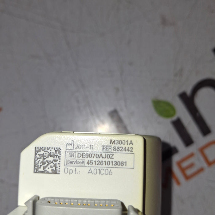 Philips M3001A-A01C06 Fast SpO2, NIBP, ECG, Temp, IBP MMS Module