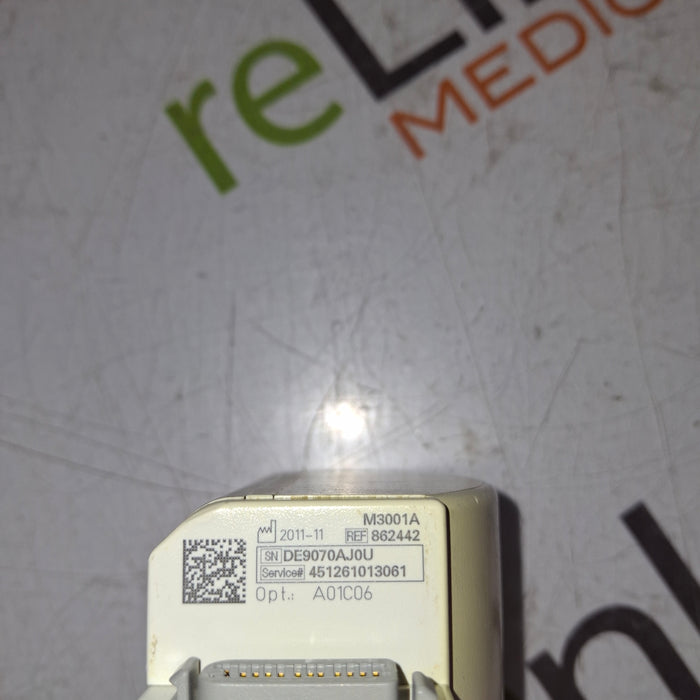 Philips M3001A-A01C06 Fast SpO2, NIBP, ECG, Temp, IBP MMS Module