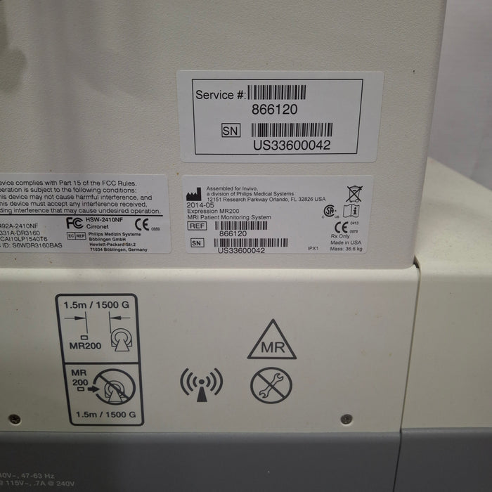 Philips Expression MR200 MR Patient Monitor