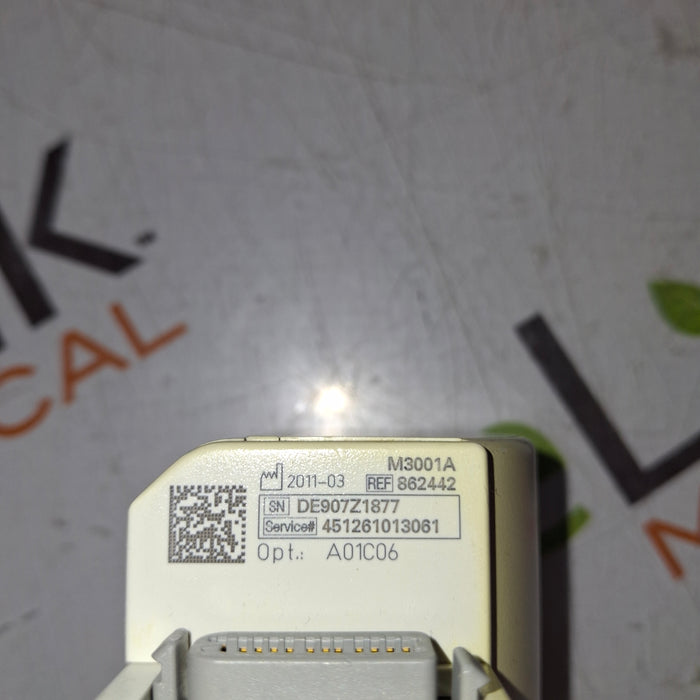 Philips M3001A-A01C06 Fast SpO2, NIBP, ECG, Temp, IBP MMS Module