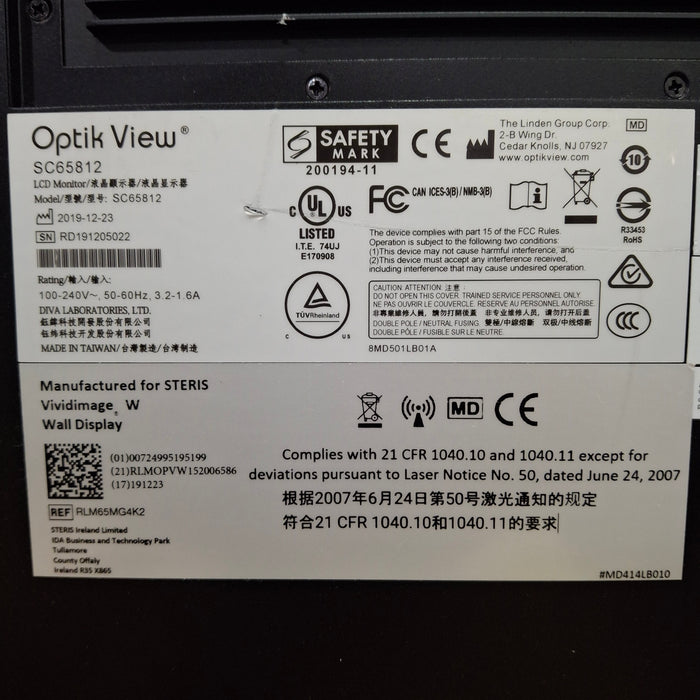 Diva Laboratories Optik View LCD Monitor