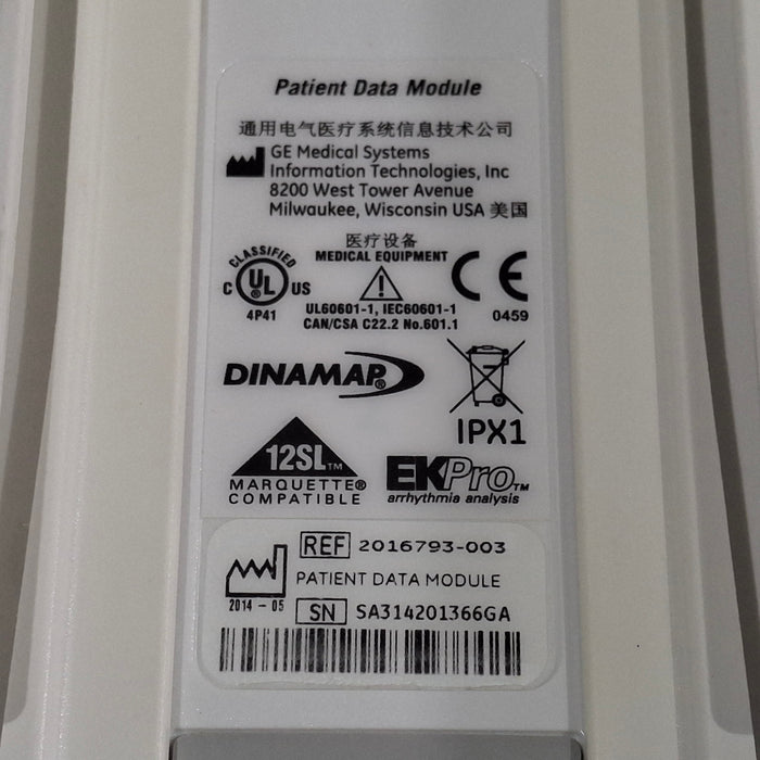 GE Healthcare PDM Masimo Patient Data Module