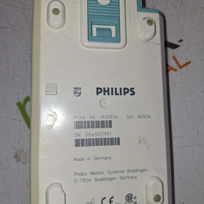 Philips M3001A-A01C06 Fast SpO2, NIBP, ECG, Temp, IBP MMS Module