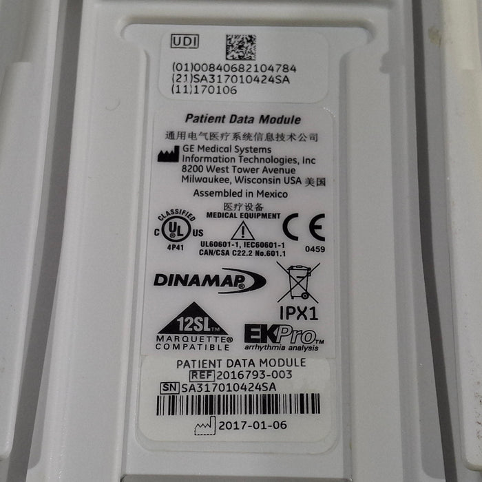 GE Healthcare PDM Masimo Patient Data Module