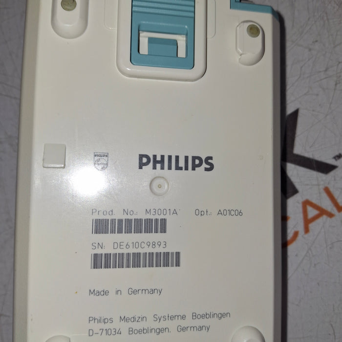 Philips M3001A-A01C06 Fast SpO2, NIBP, ECG, Temp, IBP MMS Module