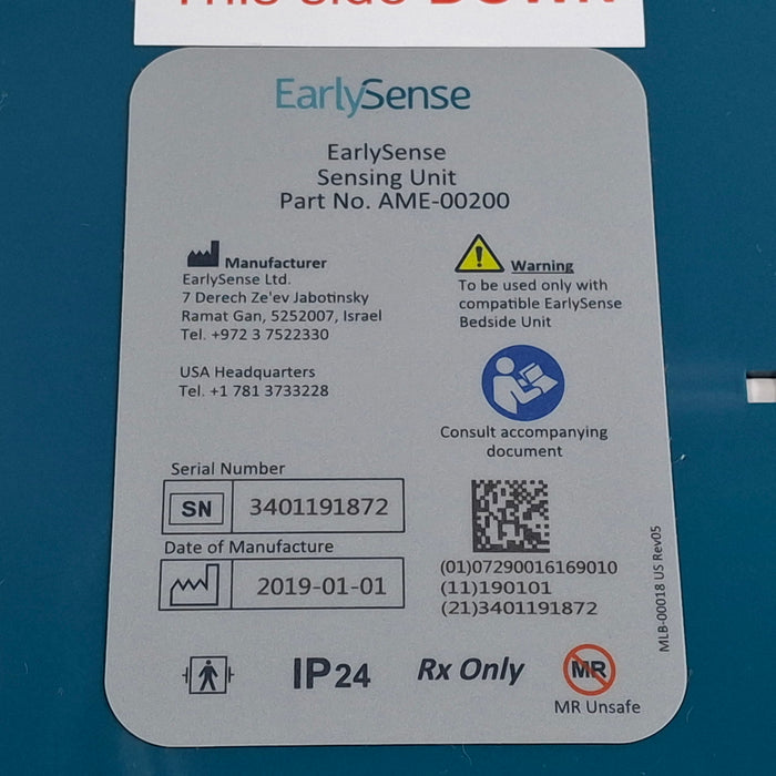 EarlySense Ltd. EarlySense Sensing Unit