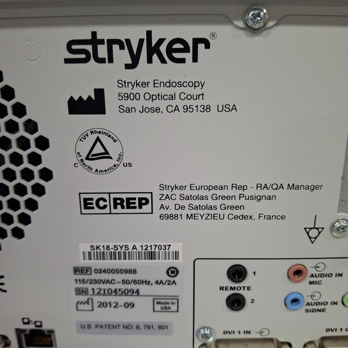 Stryker 240-050-988 SDC Ultra HD Information System