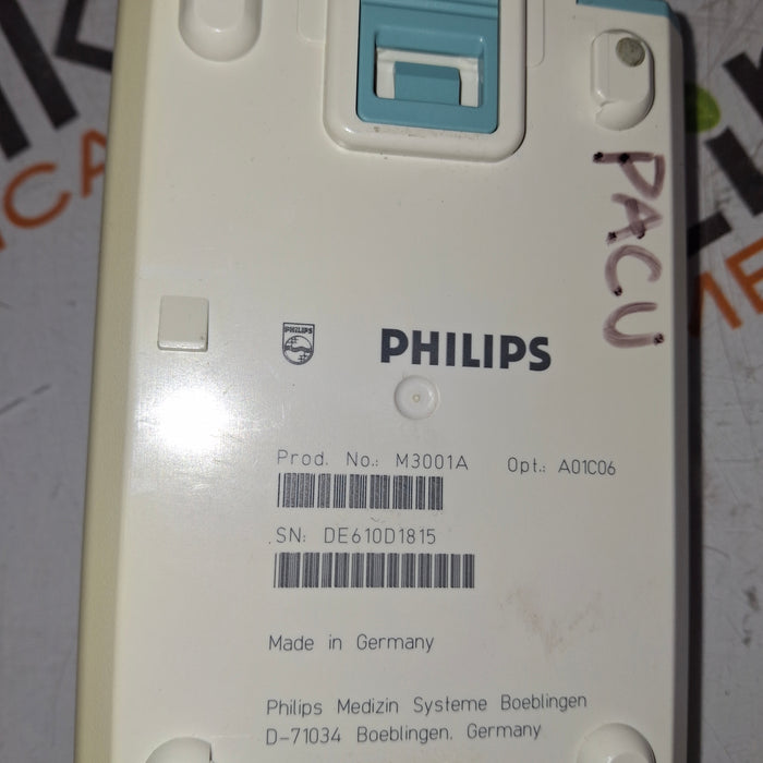 Philips M3001A-A01C06 Fast SpO2, NIBP, ECG, Temp, IBP MMS Module