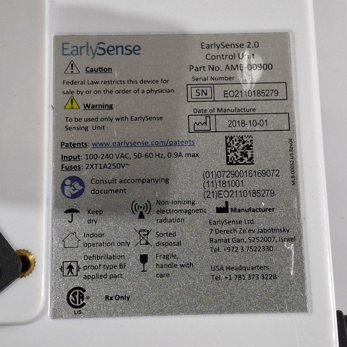 EarlySense Ltd. EarlySense 2.0 Control Unit