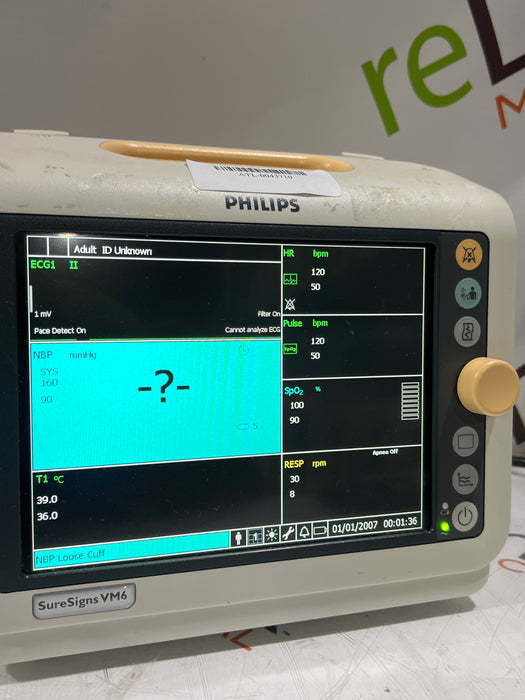 Philips SureSigns VM6 Vital Signs Monitor